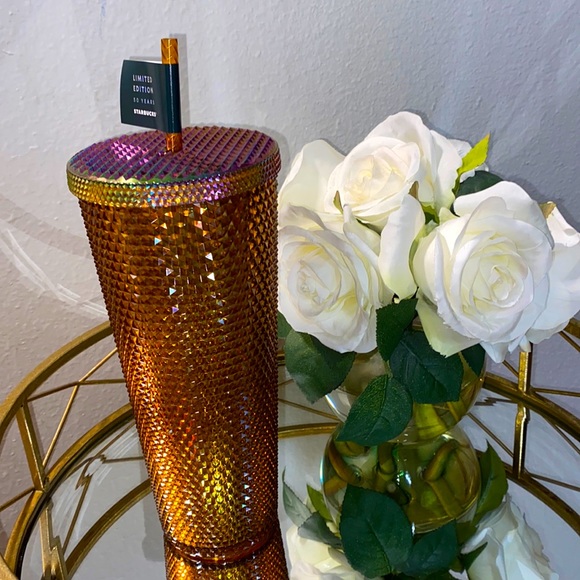 STARBUCKS “50TH ANNIVERSARY COLLECTION” - HONEYCOMB STUDDED BLING TUMBLE… - Picture 2 of 8